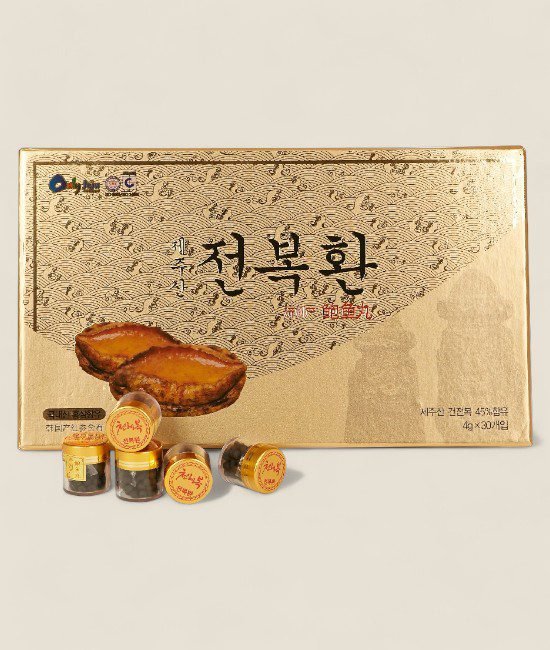 제주산전복환 <br> Jeju Premium Abalone Tablet <br> 濟州鮑魚丸